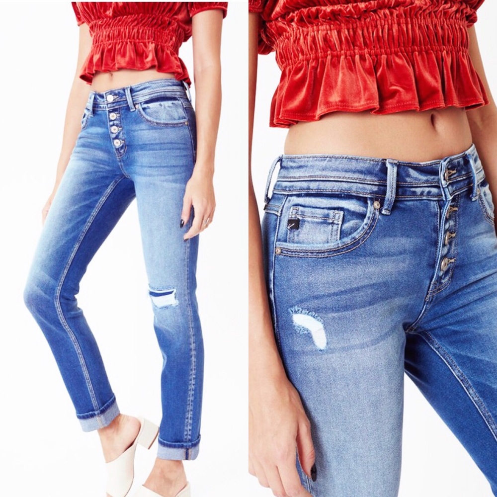 Kancan Buttonfly Jeans